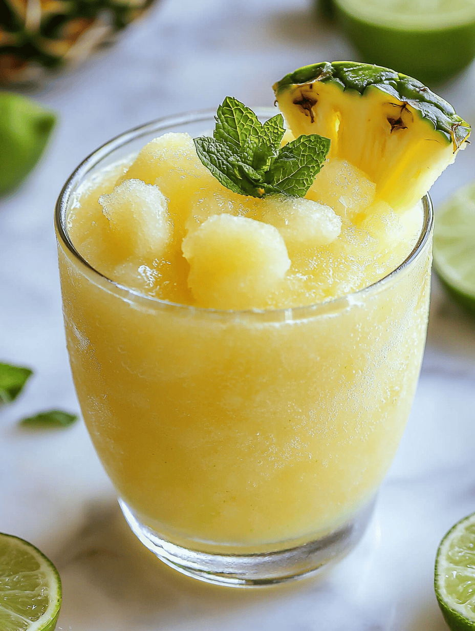 Tropical Twists: The Unexpected Charm of Pineapple Slushie