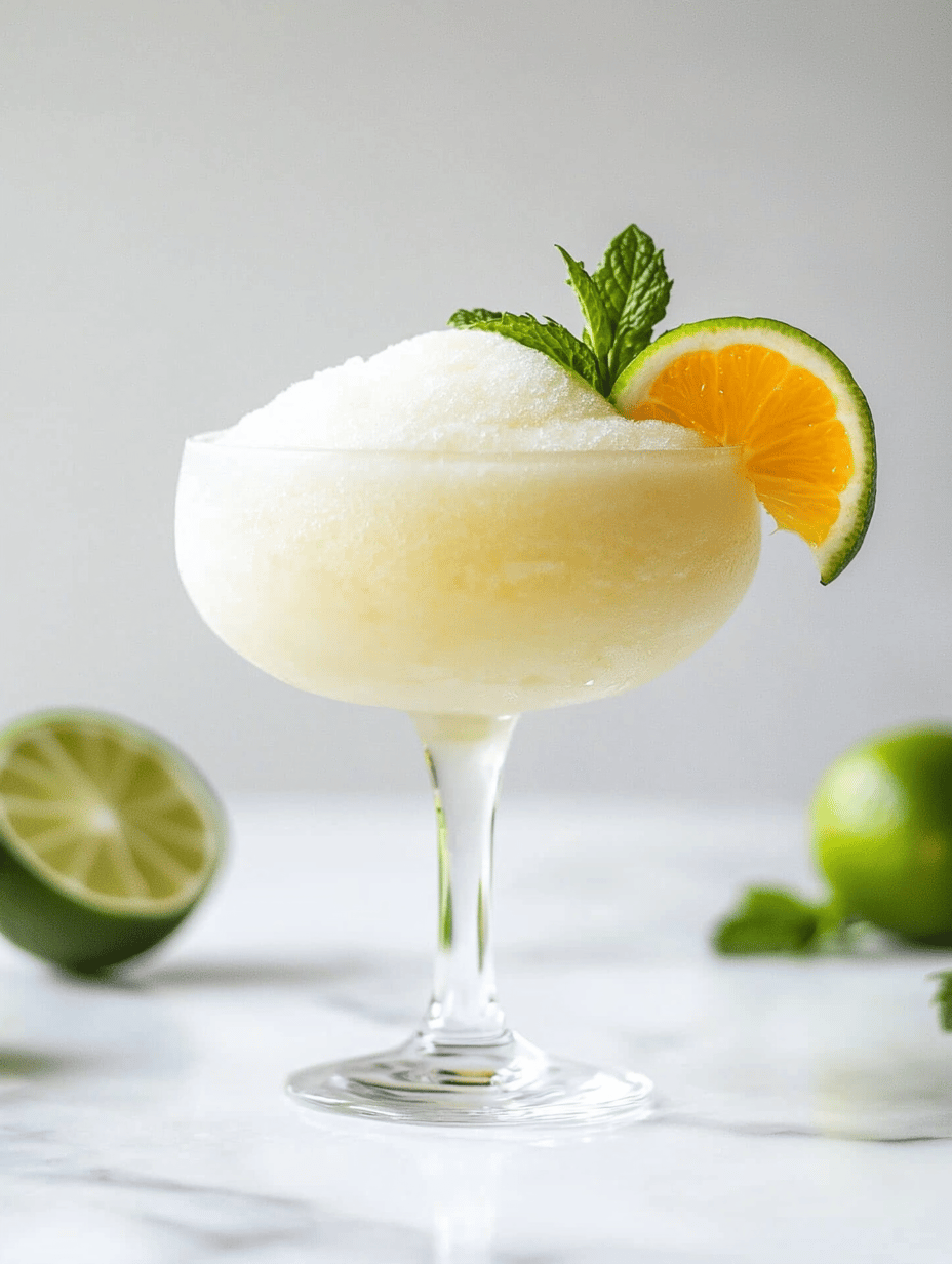 Chill Out with the Unexpectedly Fancy Frozen Margarita Slushie