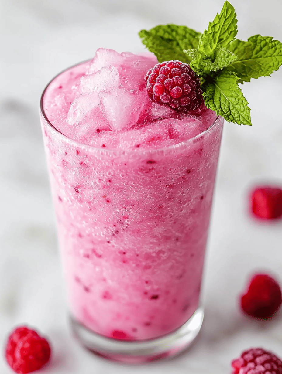 The Enchanting Blue Raspberry Slushie: A Nostalgic Cold Treat