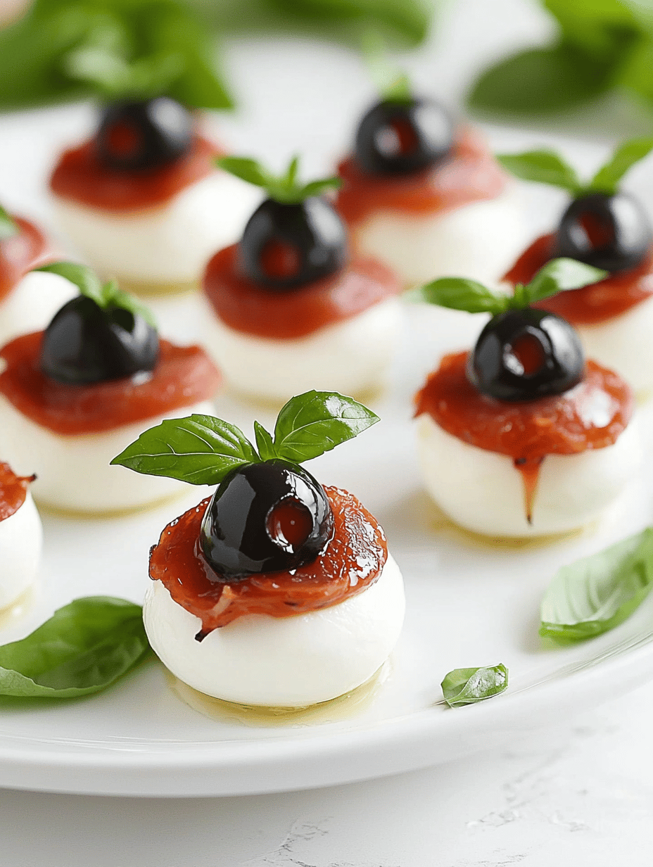 Spooky Sharp: Halloween Eyeball Caprese Bites That Haunt and Delight