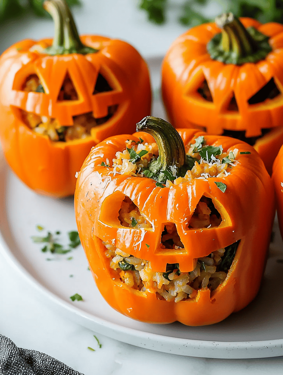 Spooky Savings: How to Carve Halloween Jack-o’-Lantern Stuffed Peppers on a Budget