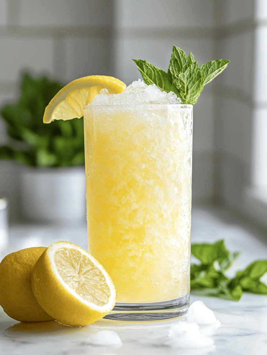 Chill Out with an Unconventional Lemonade Slushie Twist