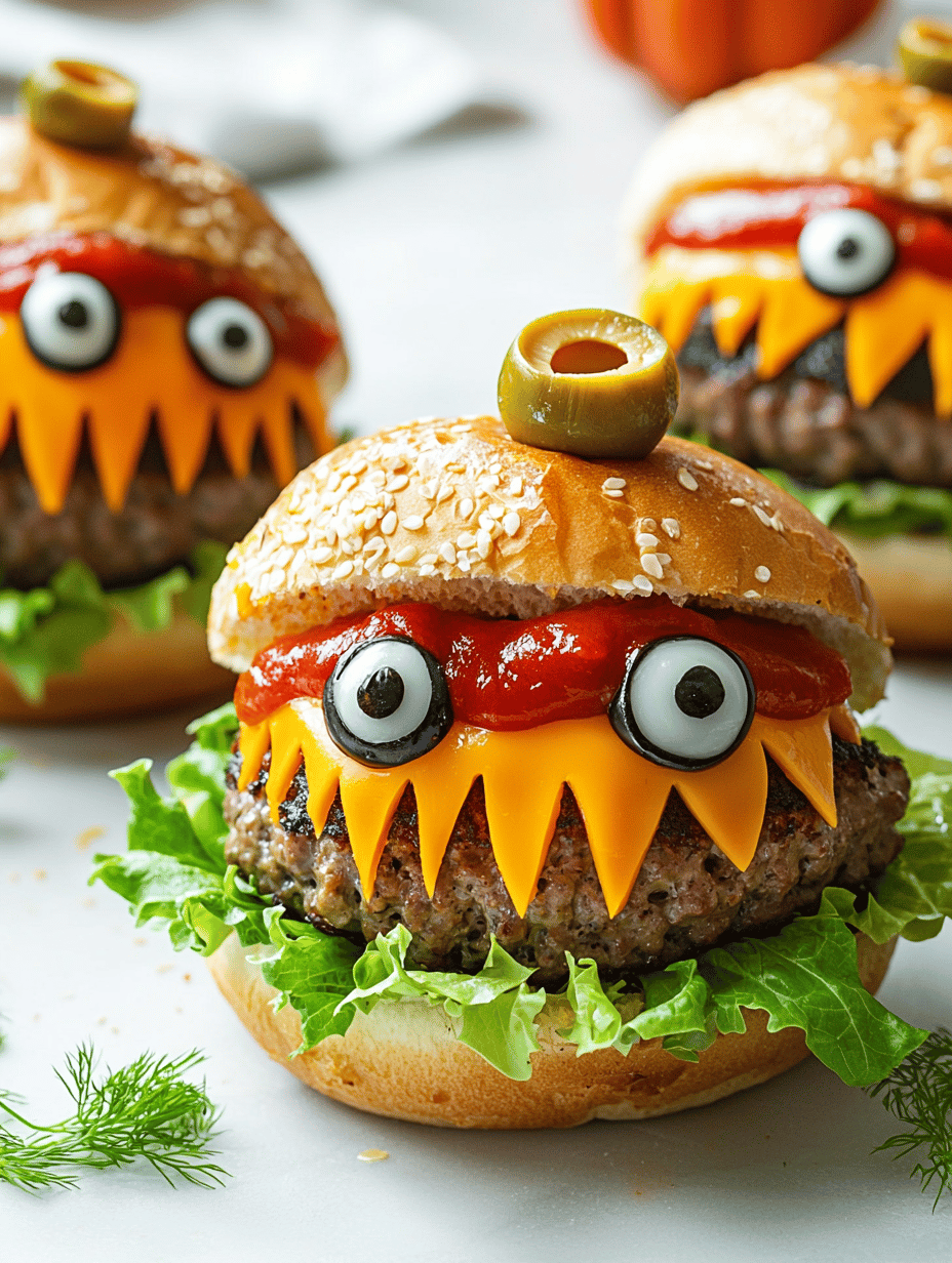 Monster Burgers for a Spook-tacular Halloween