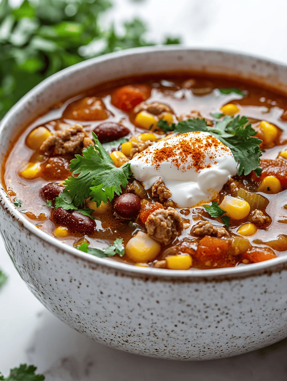 Unconventional Taco Soup: A Cozy Twist with a Secret Ingredient
