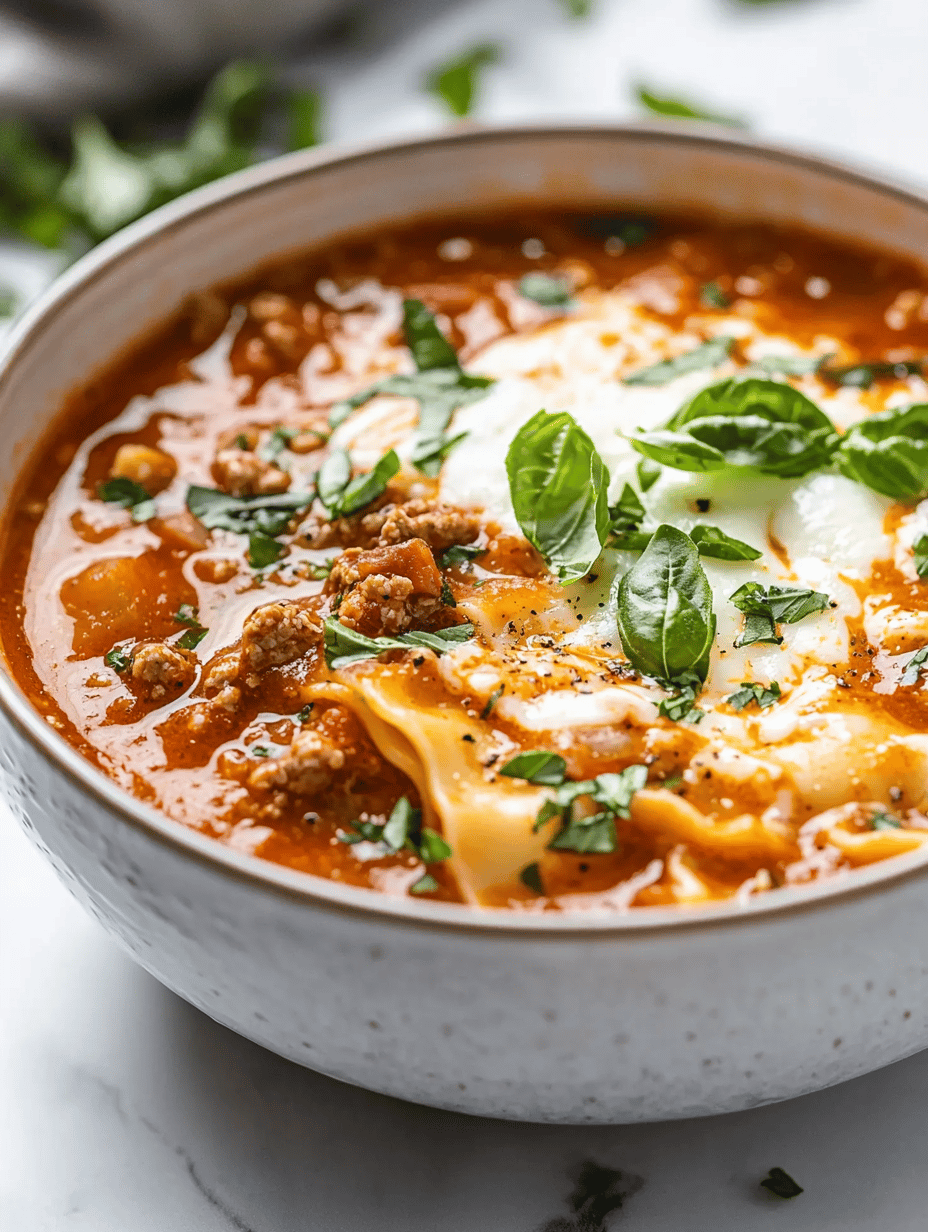 Lazy Sunday Nights? Transform Them with Hearty Lasagna Soup