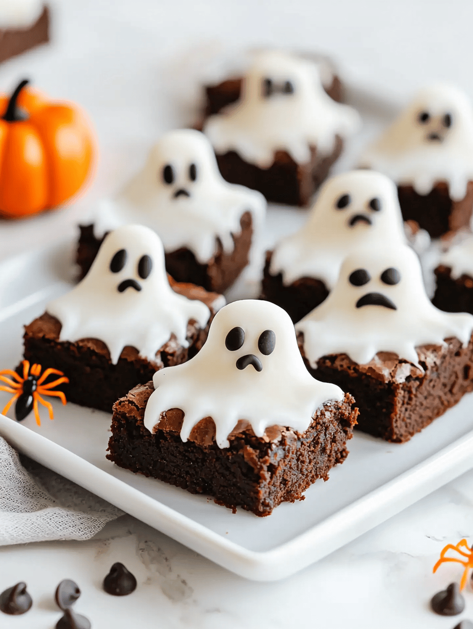 Spooky Delights: Crafting Perfect Halloween Ghost Brownies