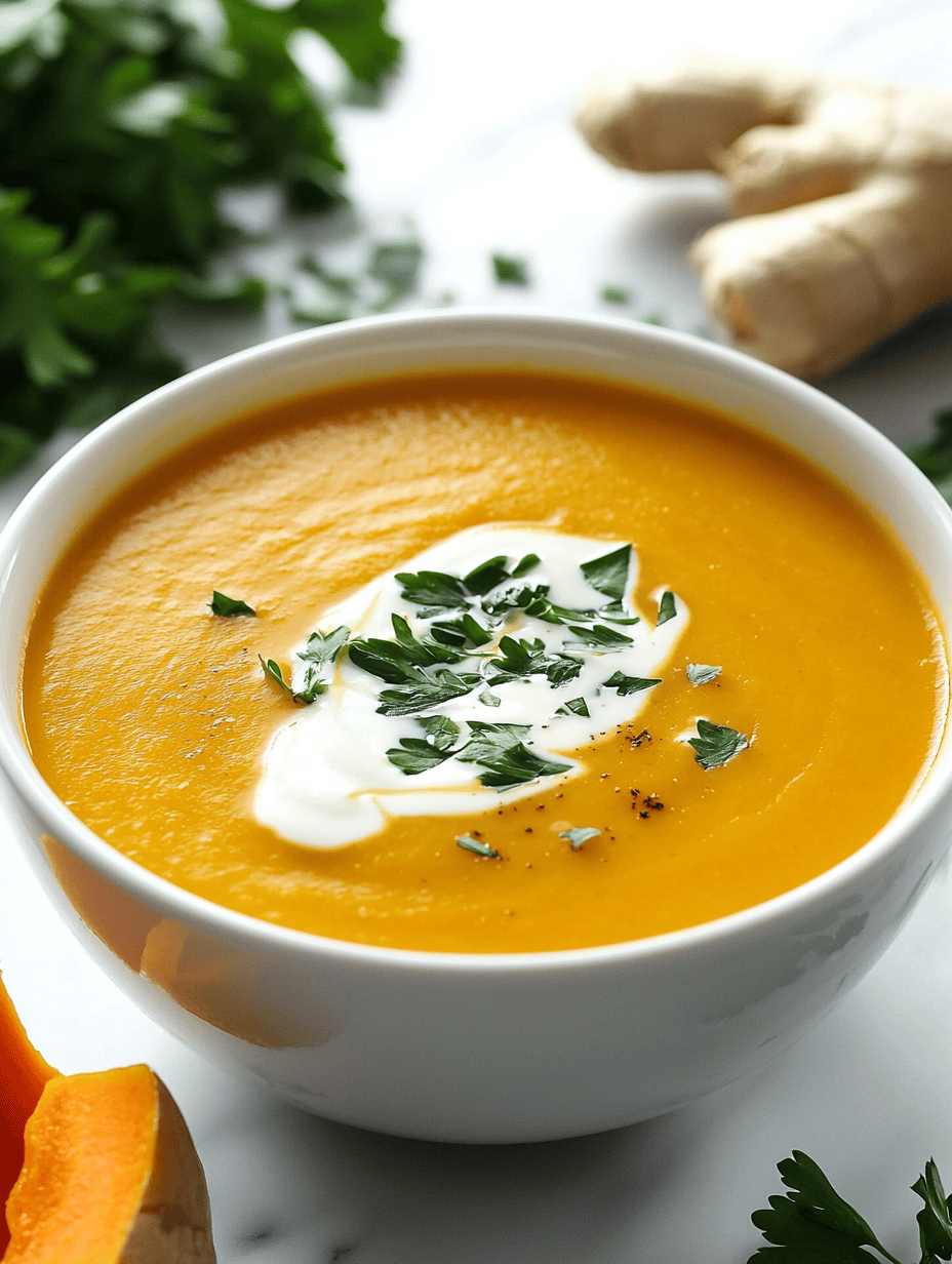Warm & Zesty: The Unconventional Butternut Squash Soup with a Ginger Twist