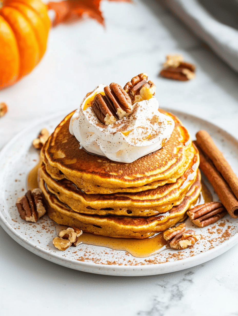 Autumnal Bliss: Pumpkin Spice Pancakes with a Twist