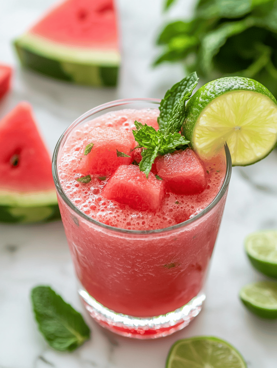 Chill Out with an Unusual Watermelon Slushie Twist!