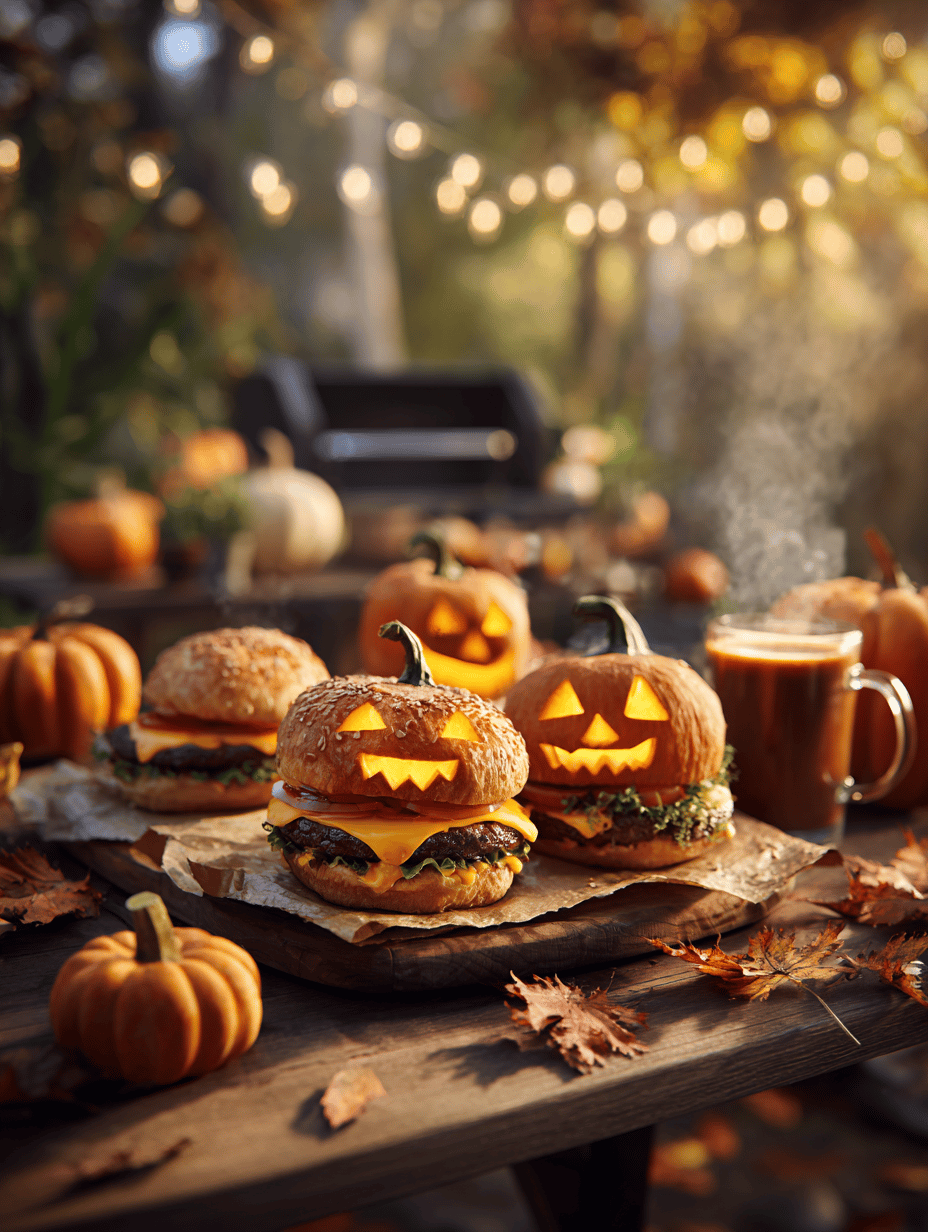 Jack O’ Lantern Burgers: A Cozy Autumn Twist for Your Grill
