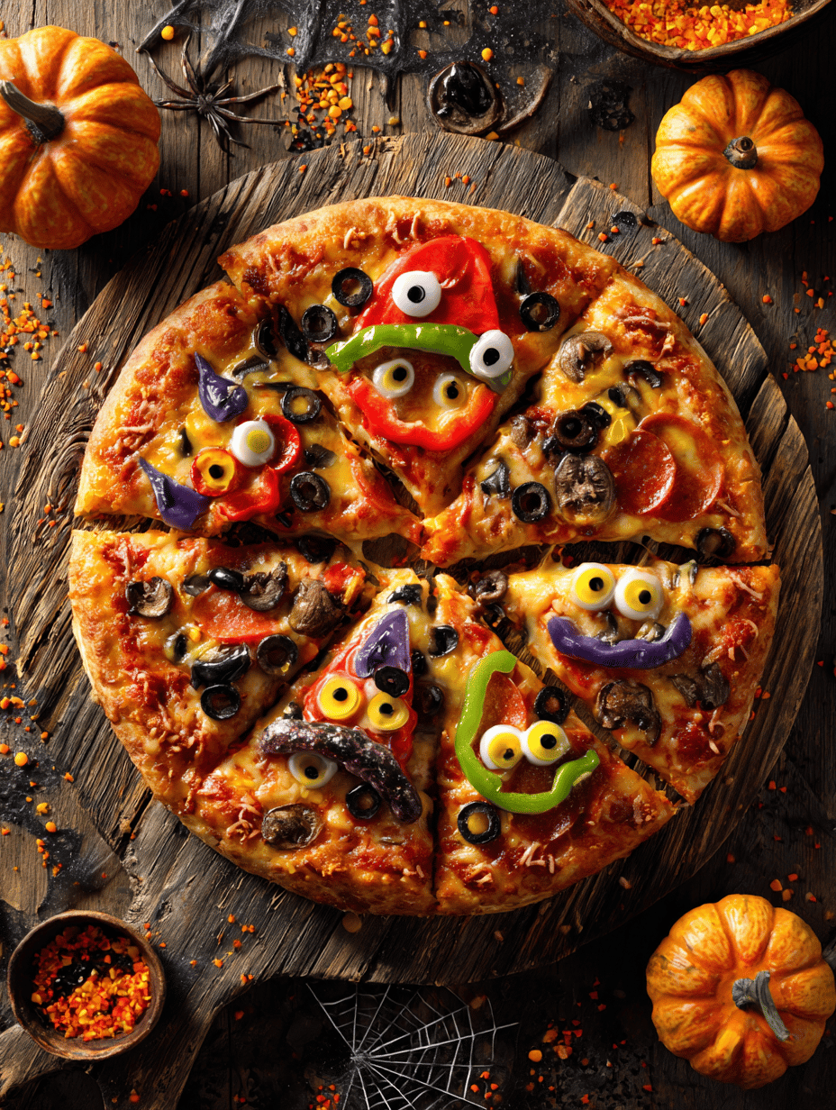 Spooky Goodness: Making a Halloween Pizza That Tells a Story