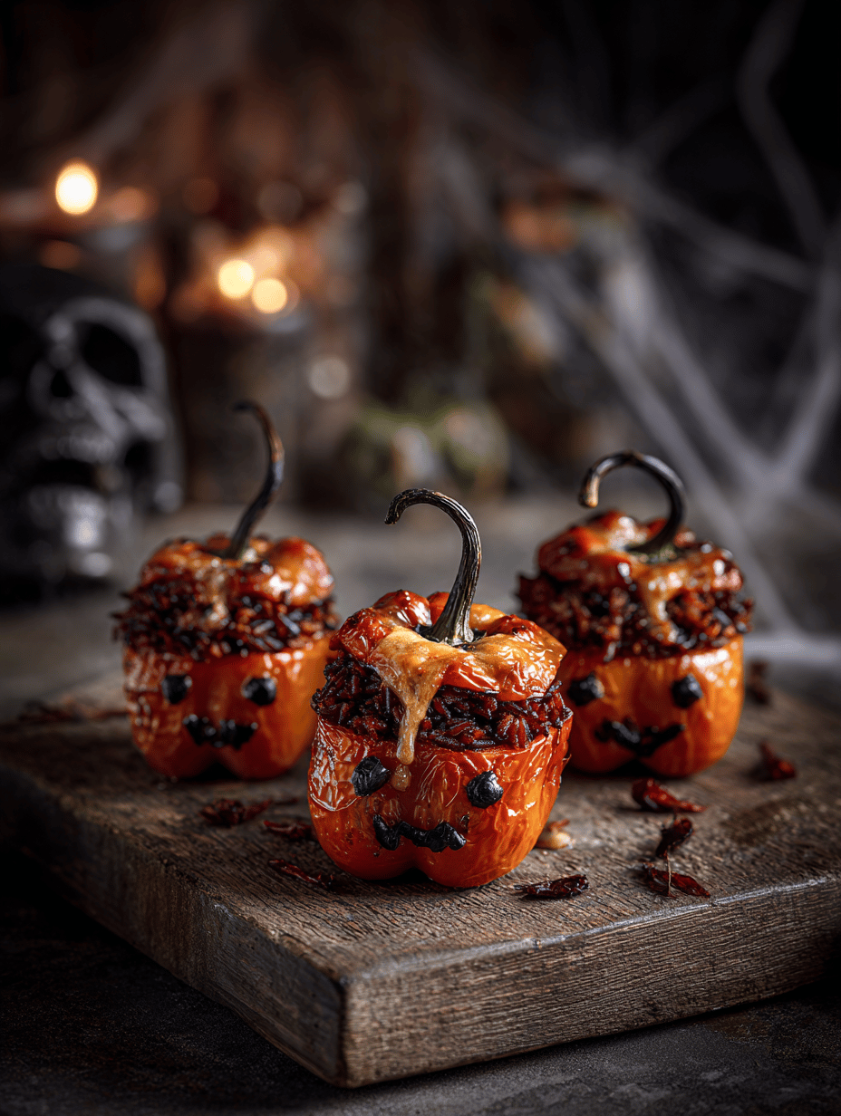 Spooky Stuffed Peppers: A Haunted Twist on a Familiar Classic