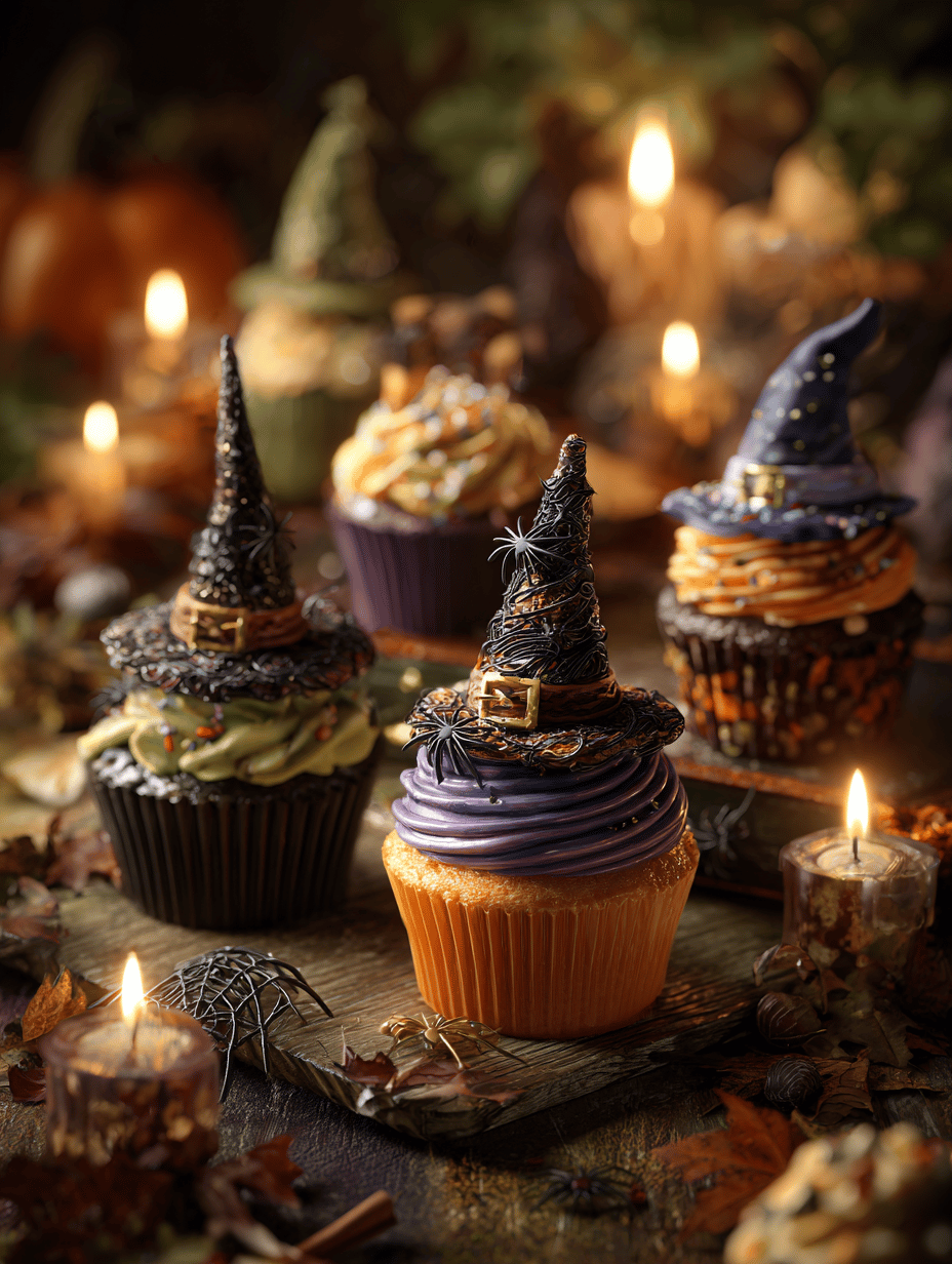 Witch Hat Cupcakes: A Spooky Bite with a Secret Surprise