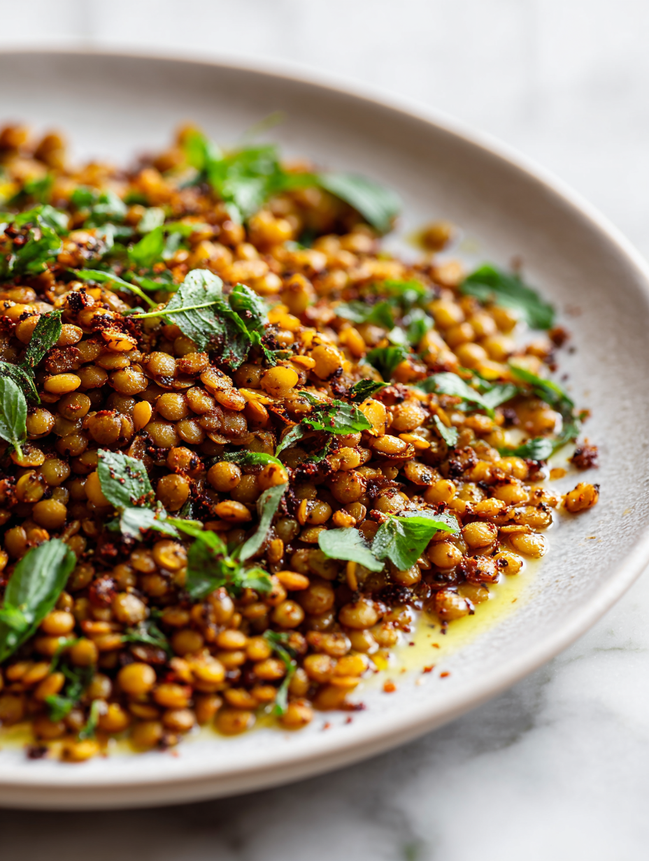 Roasted Lentils Recipe
