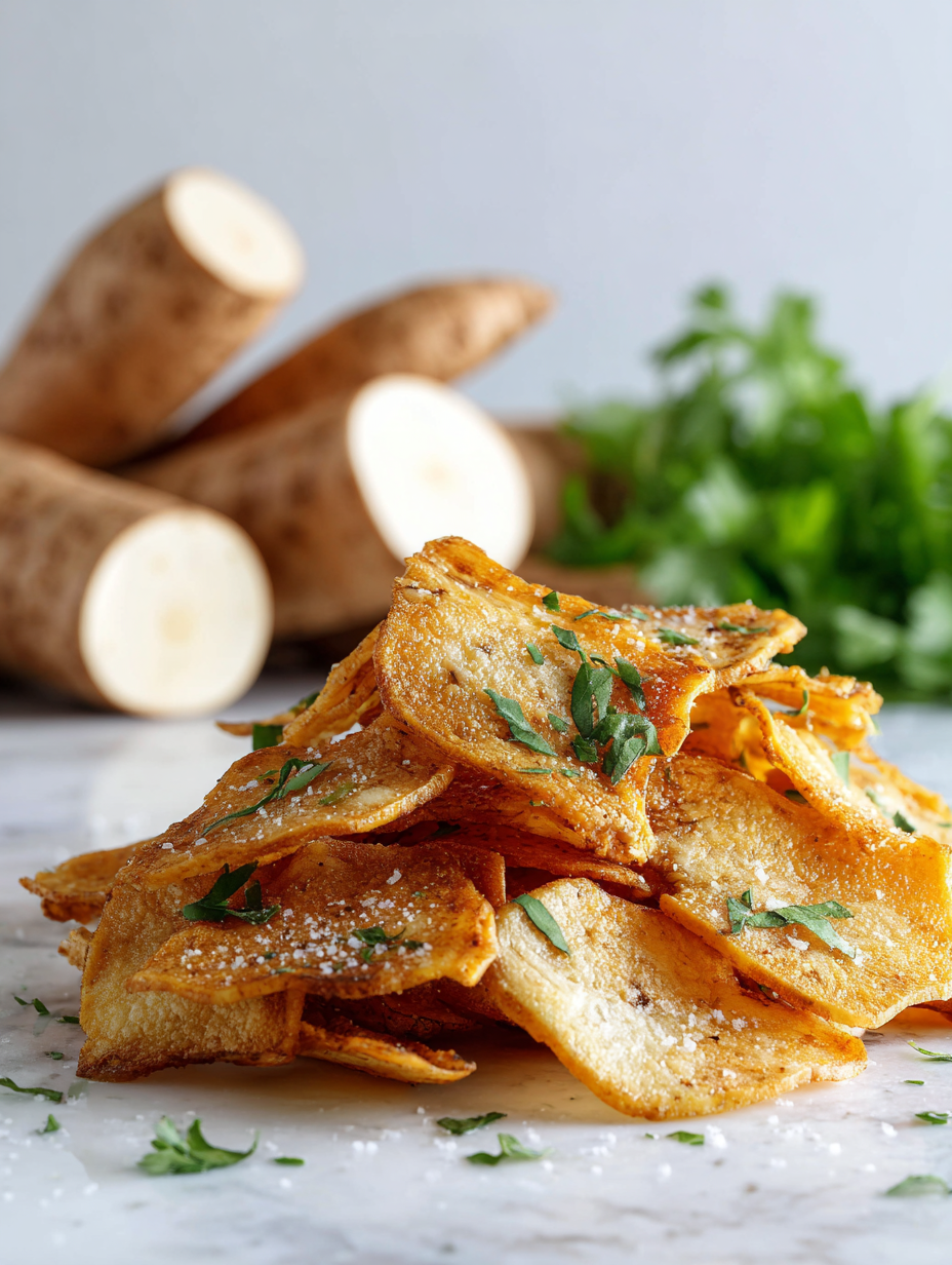Baked Cassava Chips Recipe